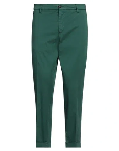 Liu •jo Man Man Pants Emerald Green Size 30 Cotton, Elastane