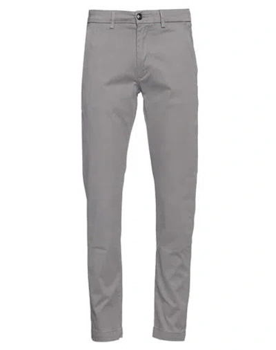 Liu •jo Man Man Pants Grey Size 28 Cotton, Elastane In Grey