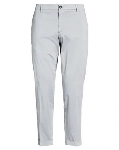 Liu •jo Man Man Pants Grey Size 38 Cotton, Elastane In Gray