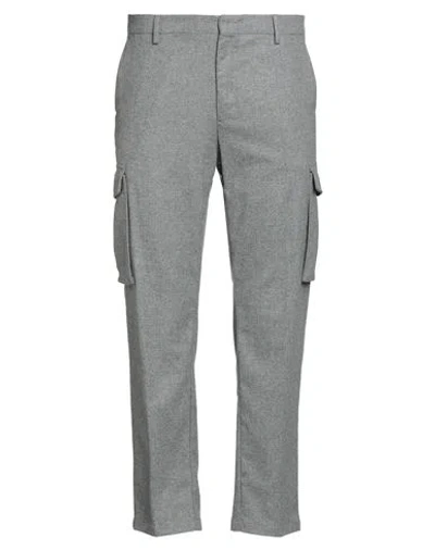 Liu •jo Man Man Pants Grey Size 38 Virgin Wool, Polyester, Elastane In Gray
