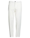 Liu •jo Man Man Pants Ivory Size 36 Cotton, Elastane