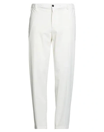 Liu •jo Man Man Pants Ivory Size 36 Cotton, Elastane