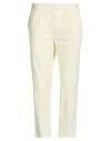Liu •jo Man Man Pants Ivory Size 40 Cotton, Elastane In Green