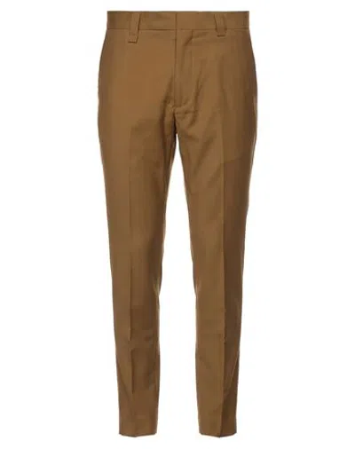 Liu •jo Man Man Pants Khaki Size 28 Polyester, Wool, Elastane In Animal Print