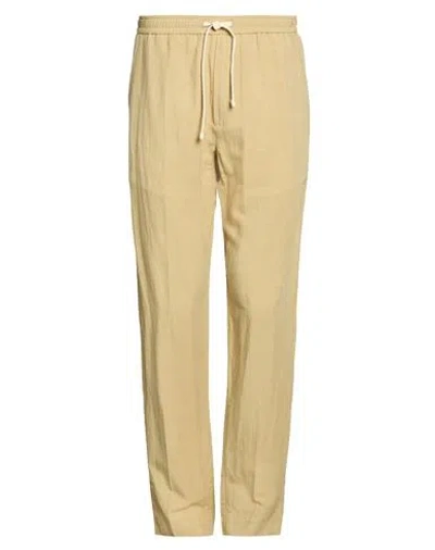 Liu •jo Man Man Pants Khaki Size 30 Viscose, Linen In Beige