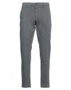 Liu •jo Man Man Pants Lead Size 28 Cotton, Elastane In Grey