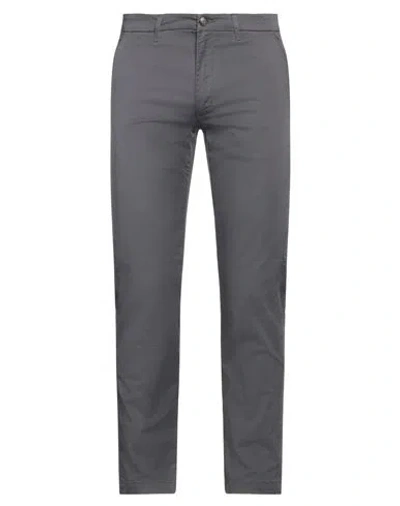 Liu •jo Man Man Pants Lead Size 30 Cotton, Elastane In Gray