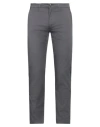 Liu •jo Man Man Pants Lead Size 46 Cotton, Elastane In Grey