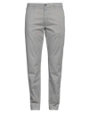 Liu •jo Man Man Pants Light Grey Size 40 Cotton, Polyester, Elastane In Gray
