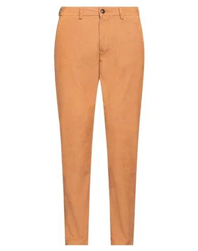 Liu •jo Man Man Pants Mandarin Size 34 Cotton, Polyester, Elastane In Orange