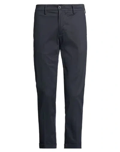Liu •jo Man Man Pants Midnight Blue Size 28 Cotton, Elastane