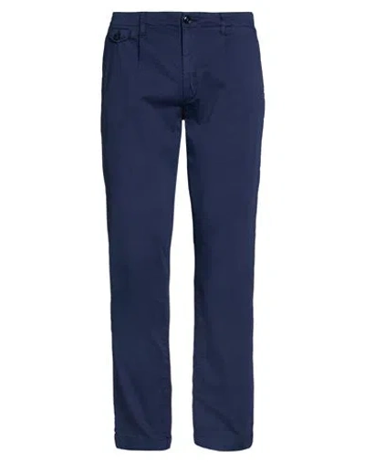 Liu •jo Man Man Pants Midnight Blue Size 34 Cotton, Elastane