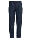 Liu •jo Man Man Pants Midnight Blue Size 40 Linen In Blue