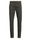 Liu •jo Man Man Pants Military Green Size 26 Cotton, Elastane In Green