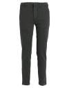 Liu •jo Man Man Pants Military Green Size 28 Cotton, Elastane In Green