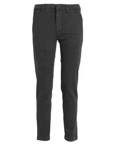 Liu •jo Man Man Pants Military Green Size 28 Cotton, Elastane