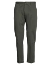 Liu •jo Man Man Pants Military Green Size 30 Cotton, Elastane