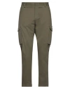 Liu •jo Man Man Pants Military Green Size 30 Cotton, Elastane In Green