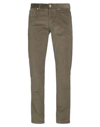 Liu •jo Man Man Pants Military Green Size 30 Cotton, Elastane