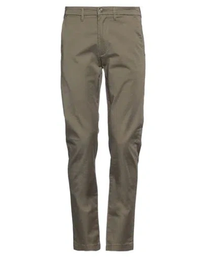 Liu •jo Man Man Pants Military Green Size 30 Cotton, Elastane