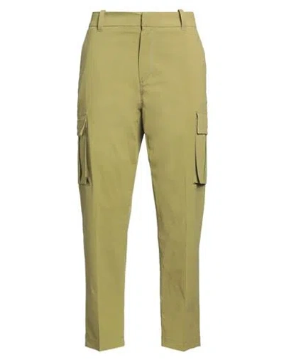 Liu •jo Man Man Pants Military Green Size 32 Cotton, Elastane