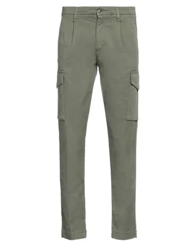 Liu •jo Man Man Pants Military Green Size 32 Cotton, Elastane