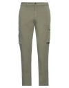 Liu •jo Man Man Pants Military Green Size 32 Cotton, Elastane