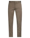Liu •jo Man Man Pants Military Green Size 32w-34l Cotton, Elastane In Brown