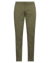 Liu •jo Man Man Pants Military Green Size 34 Cotton, Elastane