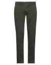 Liu •jo Man Man Pants Military Green Size 32 Cotton, Elastane