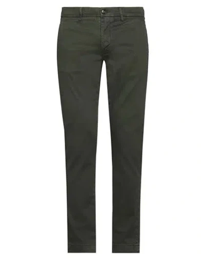 Liu •jo Man Man Pants Military Green Size 32 Cotton, Elastane