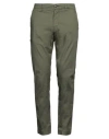 Liu •jo Man Man Pants Military Green Size 34 Cotton, Polyester, Elastane