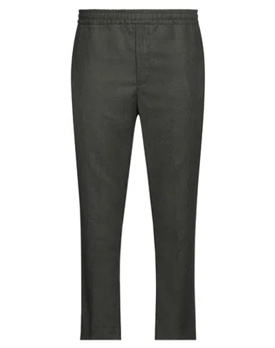 Liu •jo Man Man Pants Military Green Size 38 Virgin Wool, Polyester, Elastane
