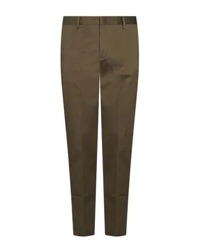 Liu •jo Man Man Pants Military Green Size 40w-34l Cotton, Elastane