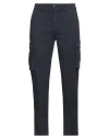 Liu •jo Man Man Pants Navy Size 30 Cotton, Elastane In Navy Blue