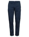 Liu •jo Man Man Pants Navy Blue Size 34 Cotton, Elastane