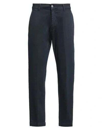 Liu •jo Man Man Pants Navy Size 28 Cotton, Elastane In Blue