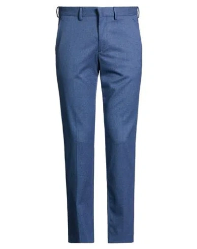 Liu •jo Man Man Pants Navy Size 30 Polyester, Viscose, Elastane In Blue