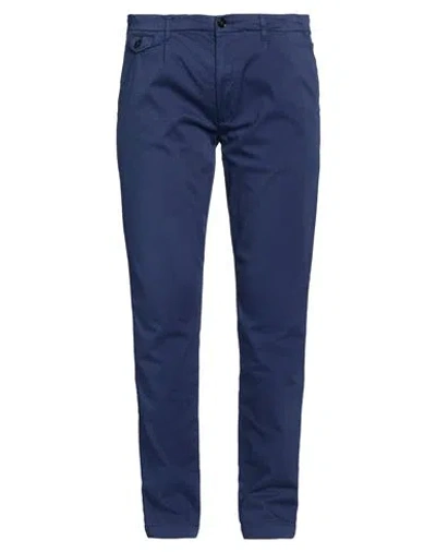 Liu •jo Man Man Pants Navy Size 34 Cotton, Elastane In Blue
