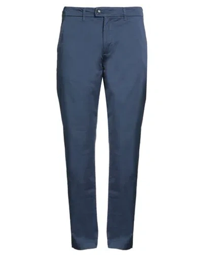 Liu •jo Man Man Pants Navy Size 36 Cotton, Elastane In Blue