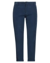Liu •jo Man Man Pants Navy Size 38 Cotton, Elastane
