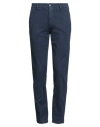Liu •jo Man Man Pants Navy Size 40 Cotton, Elastane