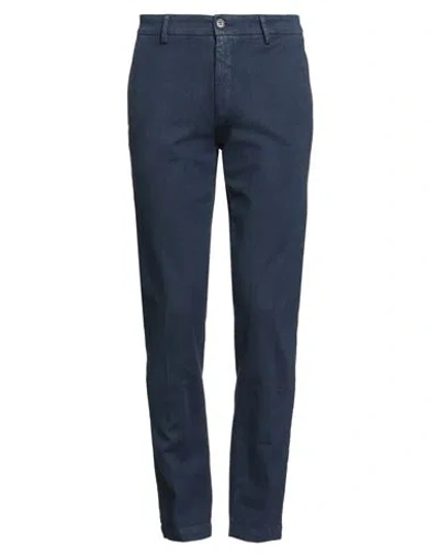Liu •jo Man Man Pants Navy Size 40 Cotton, Elastane In Blue