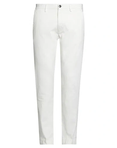 Liu •jo Man Man Pants Off White Size 36 Cotton, Elastane