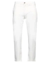 Liu •jo Man Man Pants Off White Size 42 Cotton, Elastane