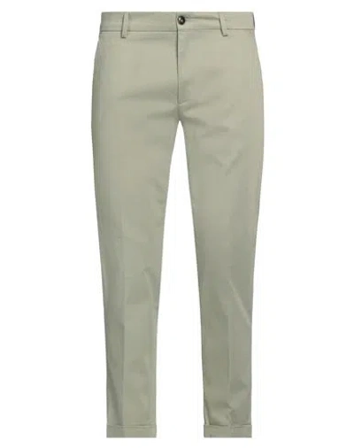 Liu •jo Man Man Pants Sage Green Size 32 Cotton, Elastane In Sage Green