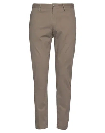 Liu •jo Man Man Pants Sage Green Size 36 Cotton, Elastane In Sage Green