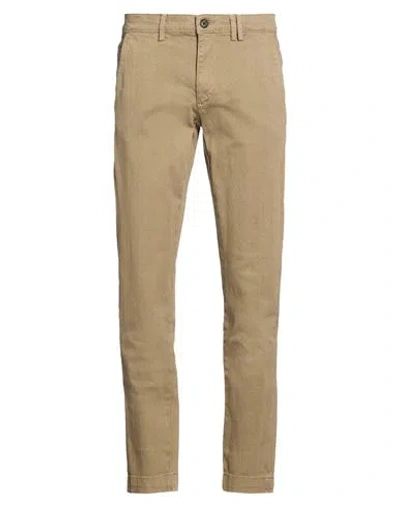 Liu •jo Man Man Pants Sand Size 28 Cotton, Elastane