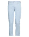 Liu •jo Man Man Pants Sky Blue Size 32 Cotton, Elastane