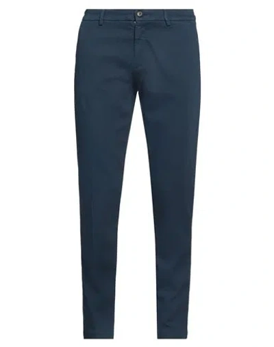 Liu •jo Man Man Pants Slate Blue Size 32 Cotton, Elastane In Slate Blue